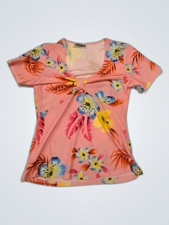 Paris Apparel Printed Blouse