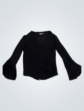 Promod Black Bell Sleeve Cardigan