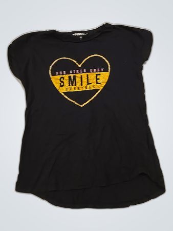 Punkidz Bad Girls Only Smile Printed T-Shirt