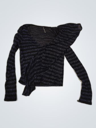 Black Glittery Top