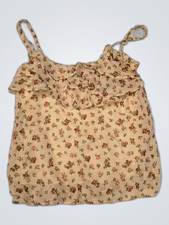 Floral Ruffle Top