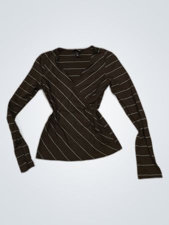 H&M Striped Long Sleeve Top