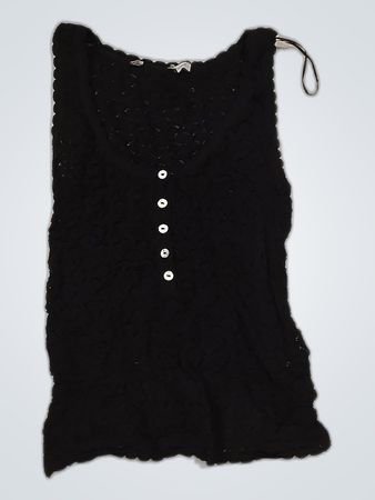 Unbranded Black Knit Tank Top