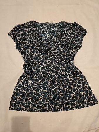 Lola & Liza Printed Wrap Blouse