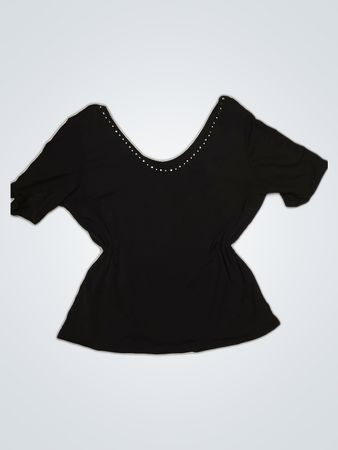 Black Embellished Blouse