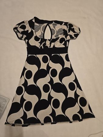 Robe Mini à Imprimé Abstrait