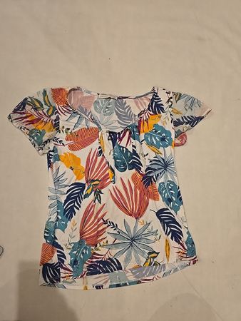 Tropical Print Blouse