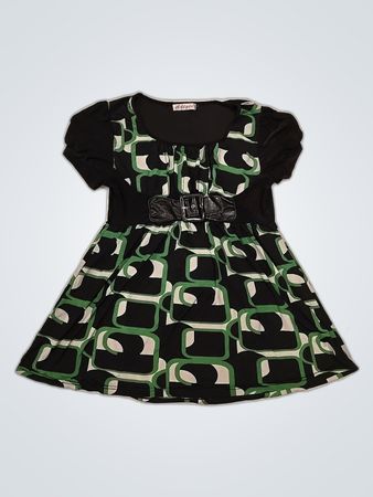 Adigia Geometric Print Mini Dress