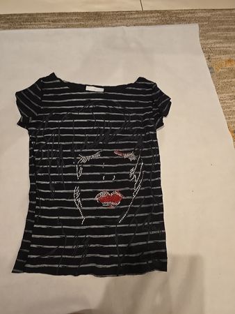 Blue Sea Striped Top