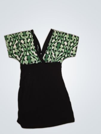 Unbranded Printed V-Neck Blouse