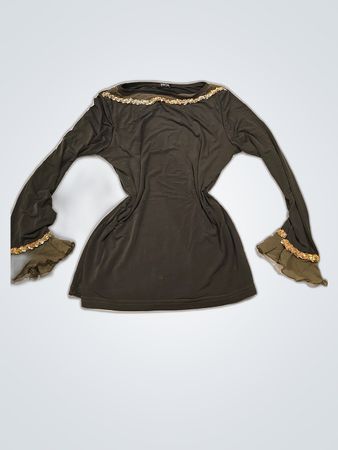 Ferosos Off-Shoulder Ruffle Blouse