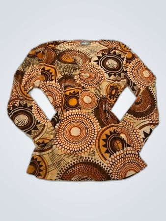 Wallis Printed Long Sleeve Blouse