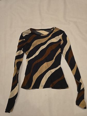 Long Sleeve Striped Top