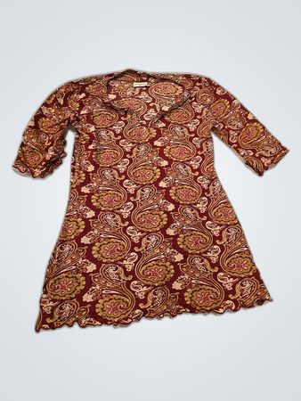 Ann Taylor Paisley Print Mini Dress