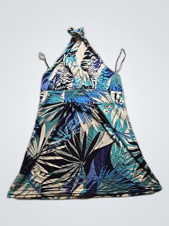 Halluber Halter Mini Dress