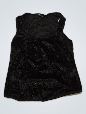 Dorothy Perkins Black Velvet Tank Top