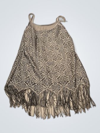 Poncho with Fringe