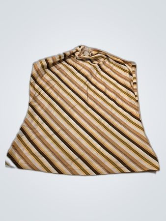 Striped Drawstring Bag