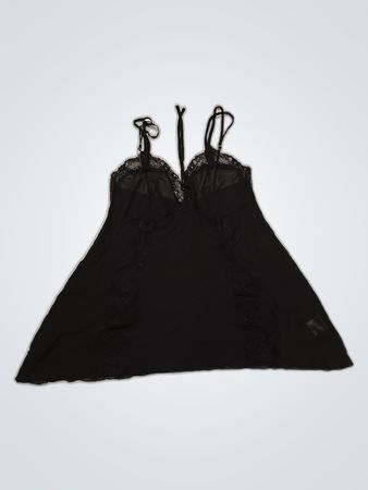 Black Lace Trim Camisole