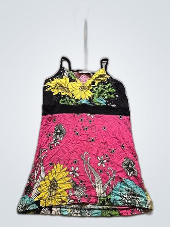 Floral Pattern Tank Top Dress