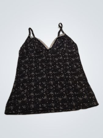 Black Floral Camisole