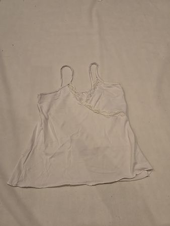 White Lace-Trimmed Camisole
