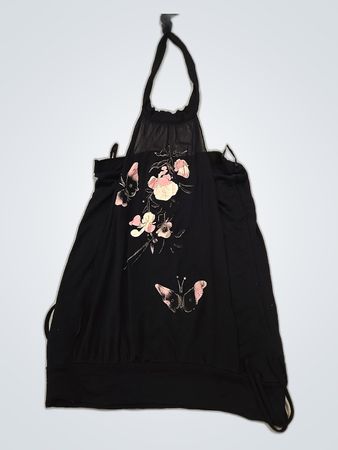 Topshop Printed Halter Blouse