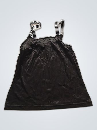 LINE Black Mesh Camisole