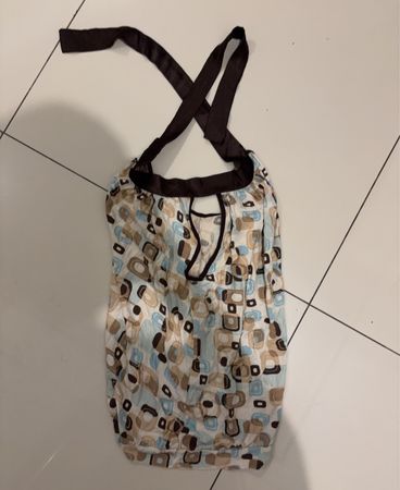 Blouse with Geometric Pattern