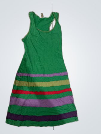 Green Striped Dress