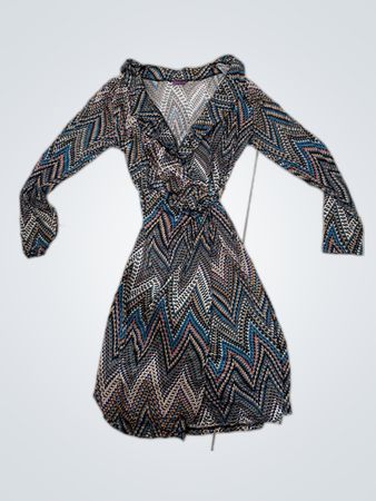 Venue Printed Wrap Dress
