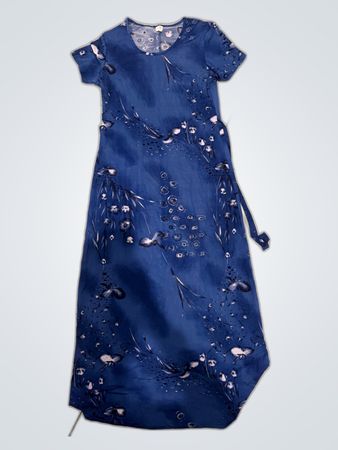 Blue Floral Dress