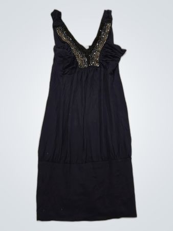 Black Sequined Dress