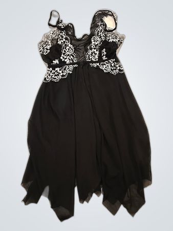 Black Lace Slip Dress