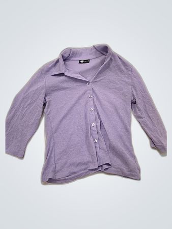 Orsay Purple Long-Sleeve Shirt