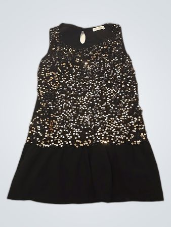 Promod Black Sequin Dress