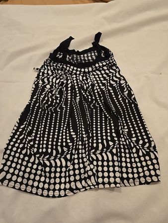 Black and White Polka Dot Skirt