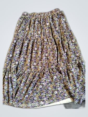 Vila Floral Maxi Skirt