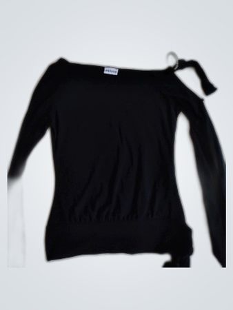Black Off-The-Shoulder Sweater