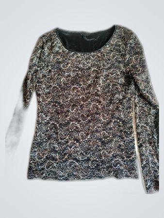 Givenchy Printed Long-Sleeve Blouse