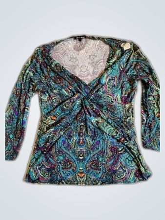Table & Gauge Printed Blouse