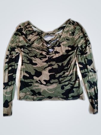 Unbranded Camouflage Long Sleeve Sports Top