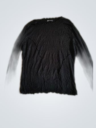 Black Long-Sleeve Top