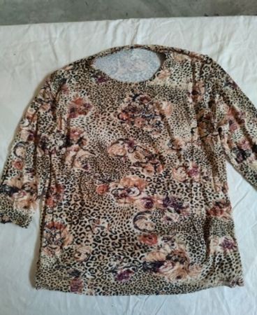 Printed Leopard Blouse