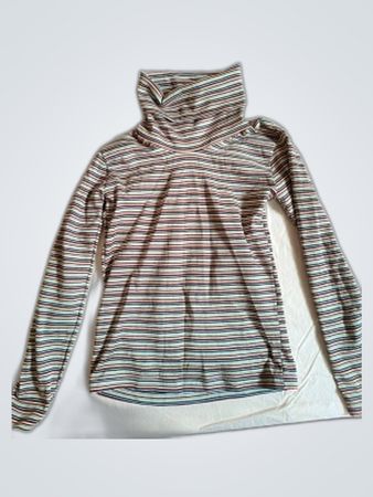Armani Striped Turtleneck Knit Sweater