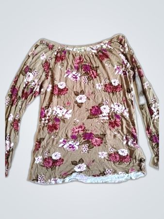 Boysen's Printed Floral Blouse