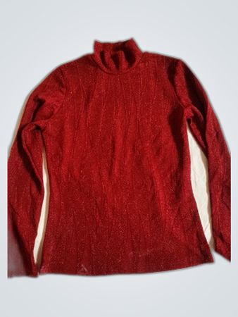 Red Turtleneck Sweater