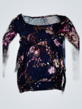 Blouse with Floral Pattern