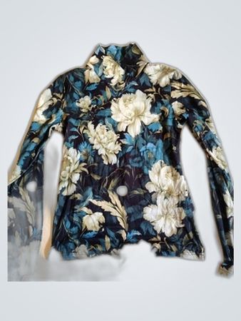 Printed Floral Long Sleeve Blouse