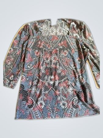 Kim & Co. Printed Blouse